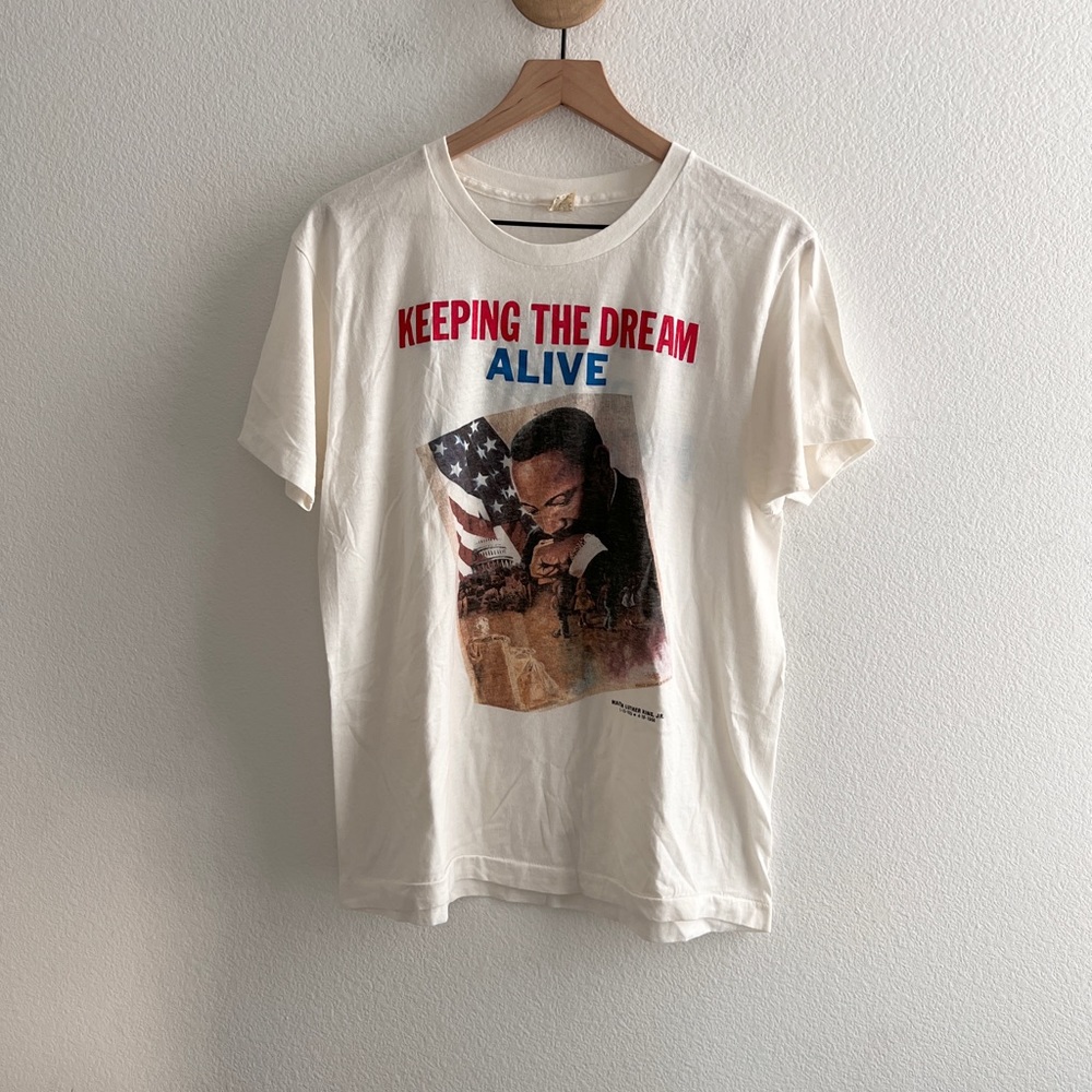 Vintage 80s Martin Luther King Day Screen Stars Shirt